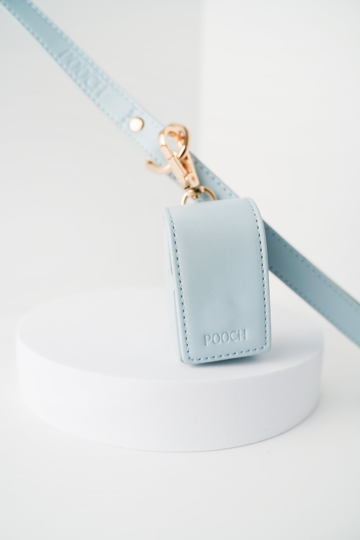 Pearl Blue Poop Bag Holder